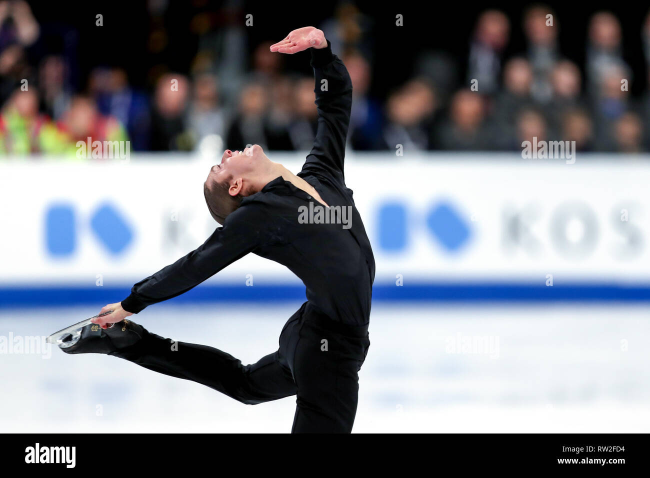 Jason Brown from United States of America during 2017 world figure skating championships Stock Photo