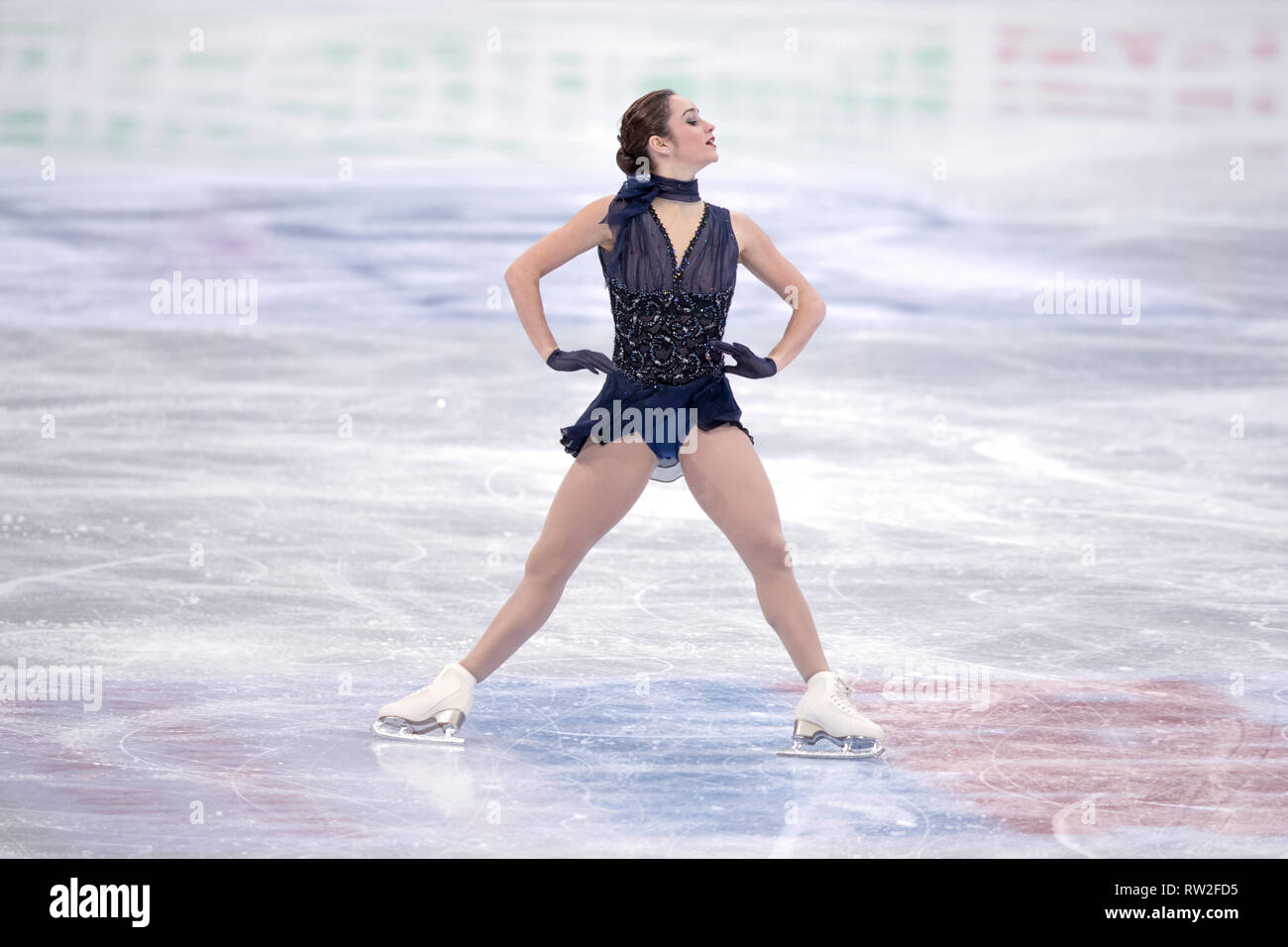 Kaetlyn Osmond from Canada during 2017 world figure skating championships Stock Photo