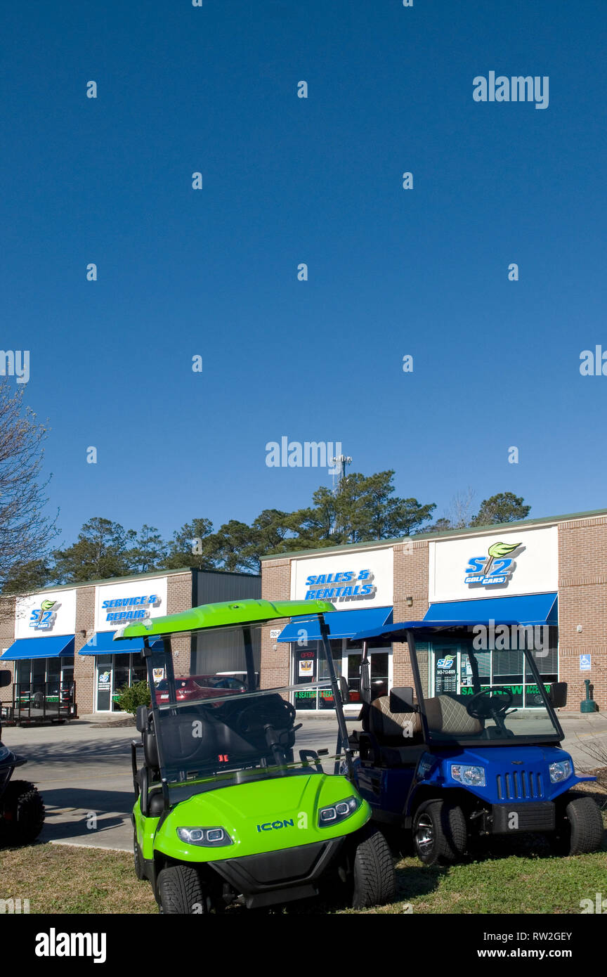 Golf cart retail store at Myrtle Beach, South Carolina USA Stock Photo -  Alamy