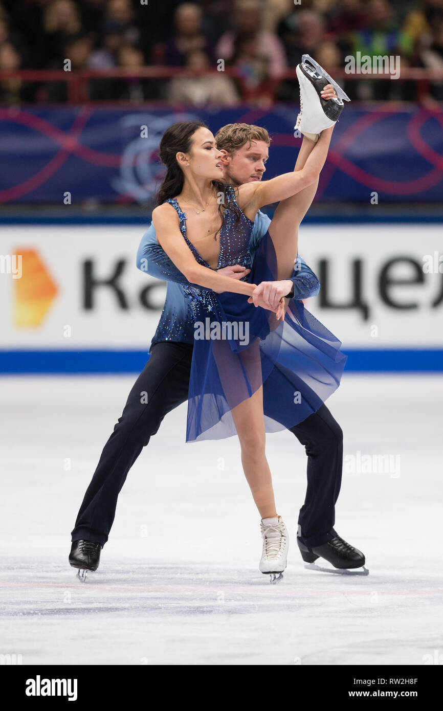 Madison Chock and Evan Bates from United States of America during 2018