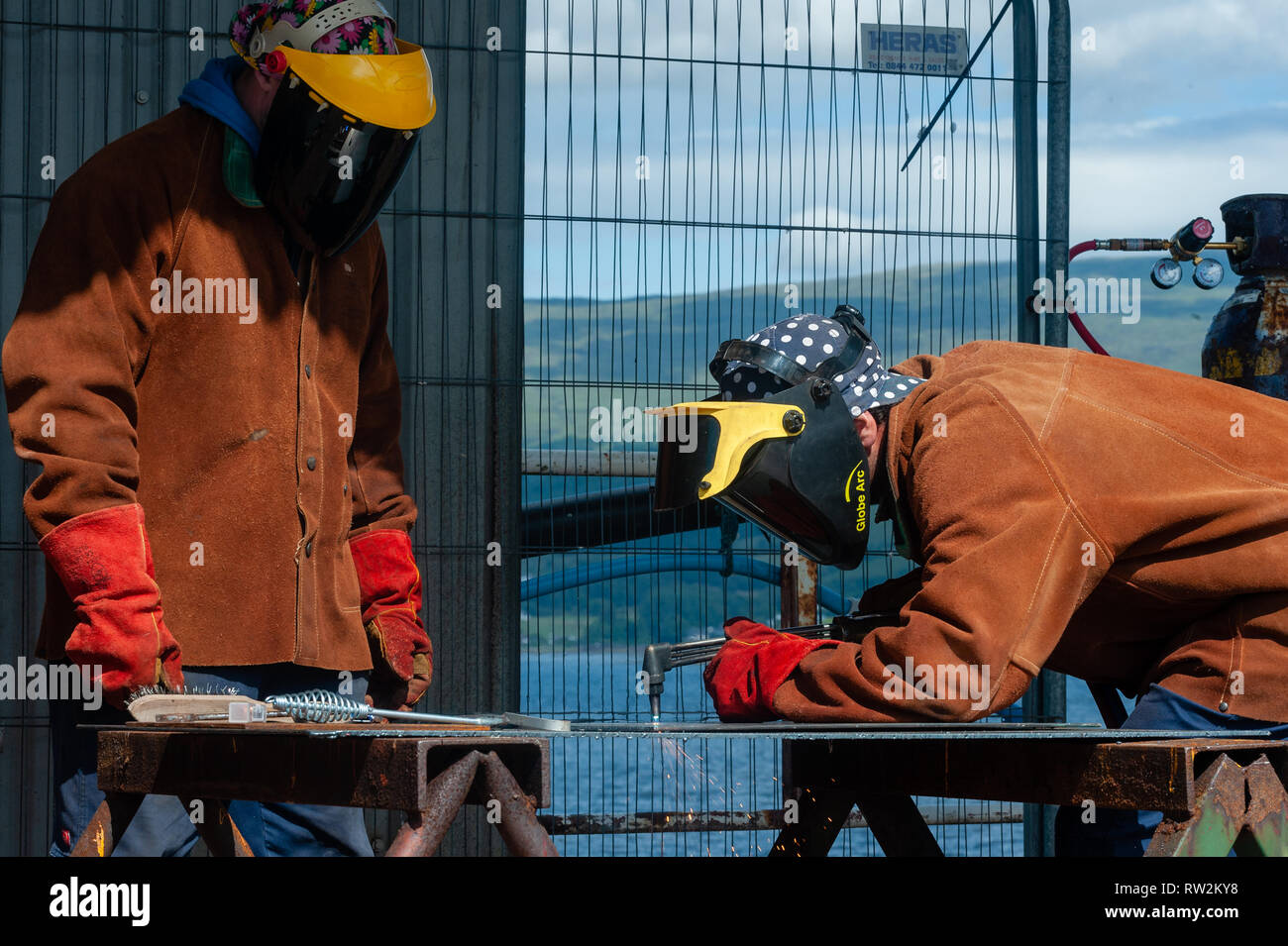 Trainee divers practise their skills in all aspects of the trade from