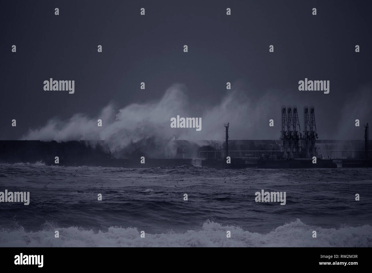 Heavy Storm Black And White Stock Photos Images Alamy