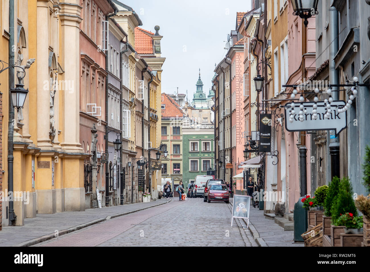 Shopping street in warsaw hi-res stock photography and images - Alamy