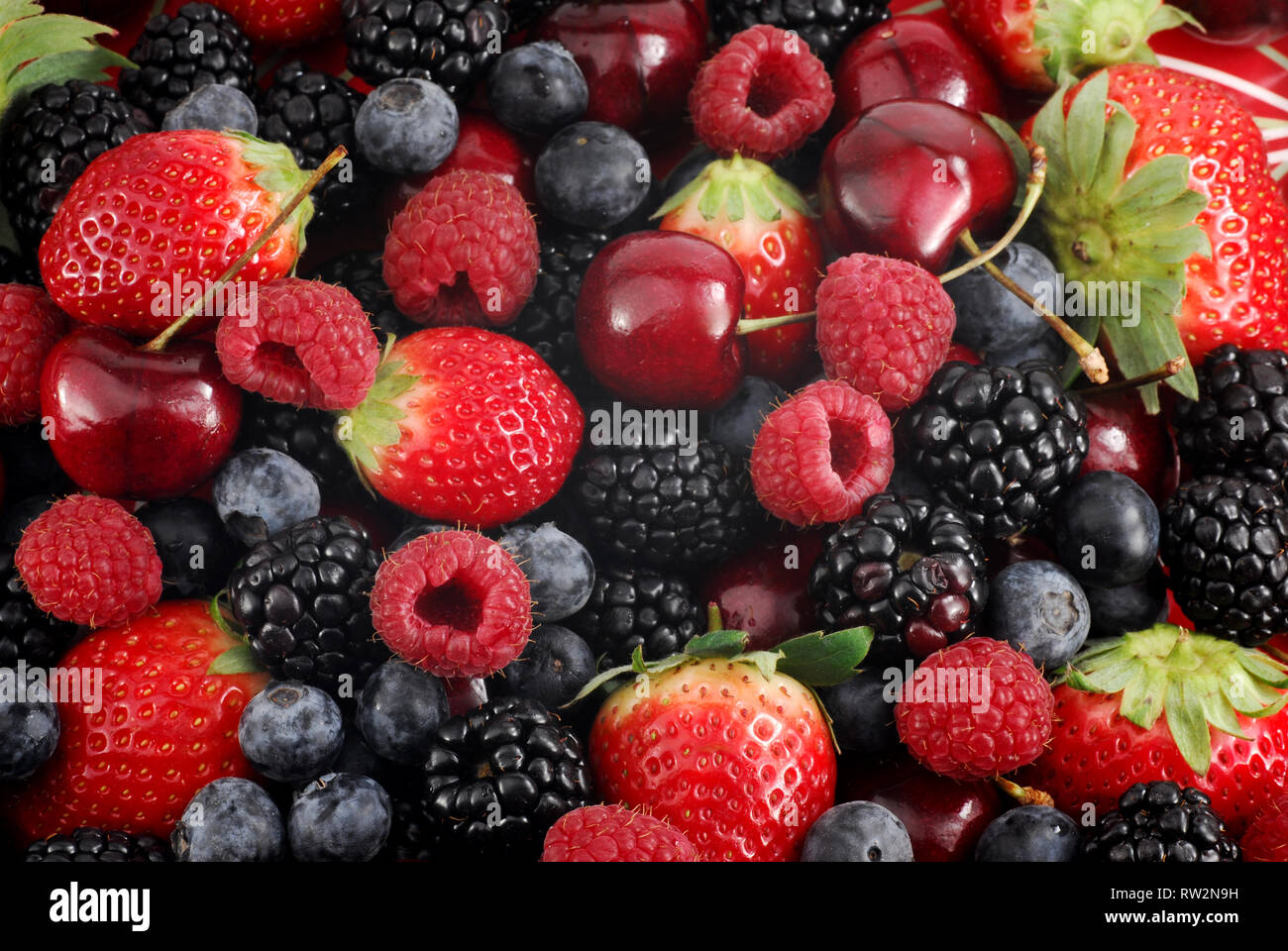 Close-up image of berries, background image Stock Photo