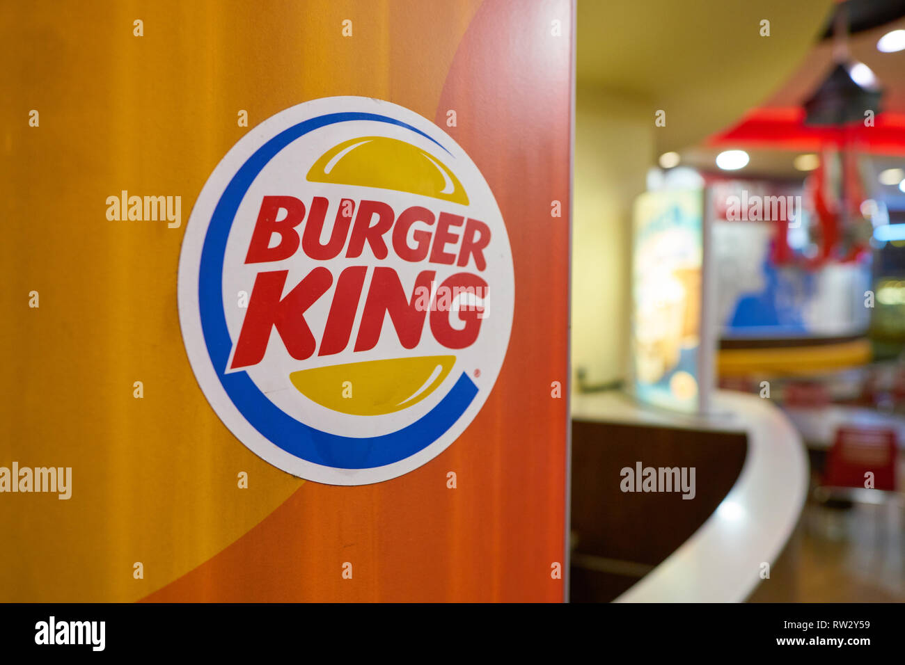 DUSSELDORF, GERMANY CIRCA SEPTEMBER, 2018 close up shot of Burger