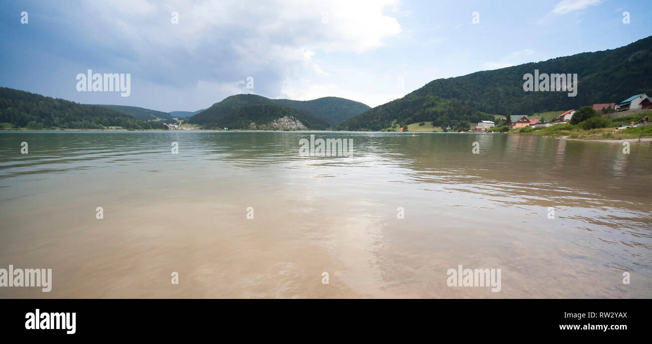 mountain lake in Dedinky (Slovak Paradise) Stock Photo