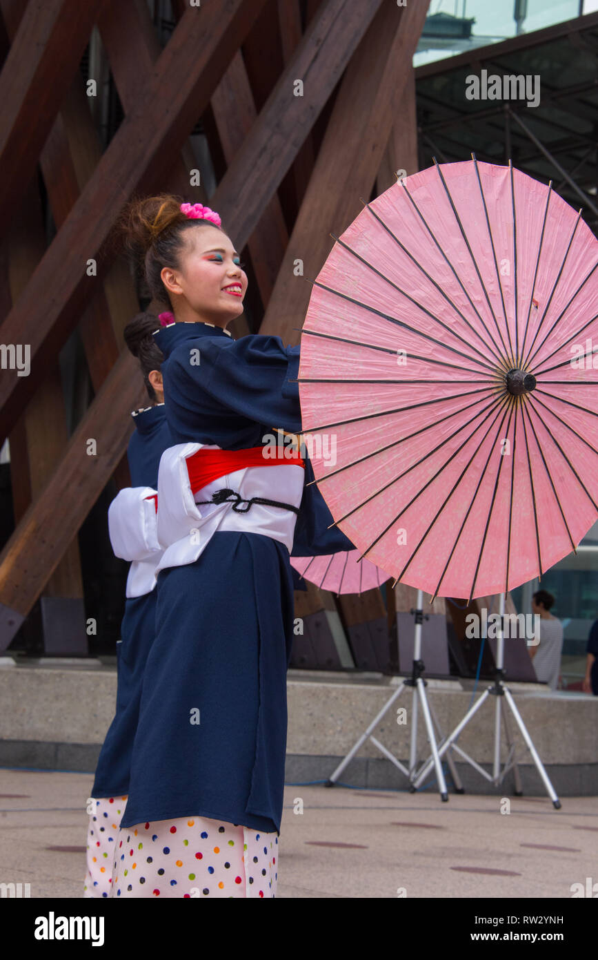 Asia, Japan, Kanazawa Ishikawa,Yosakoi-Soran Festival Stock Photo