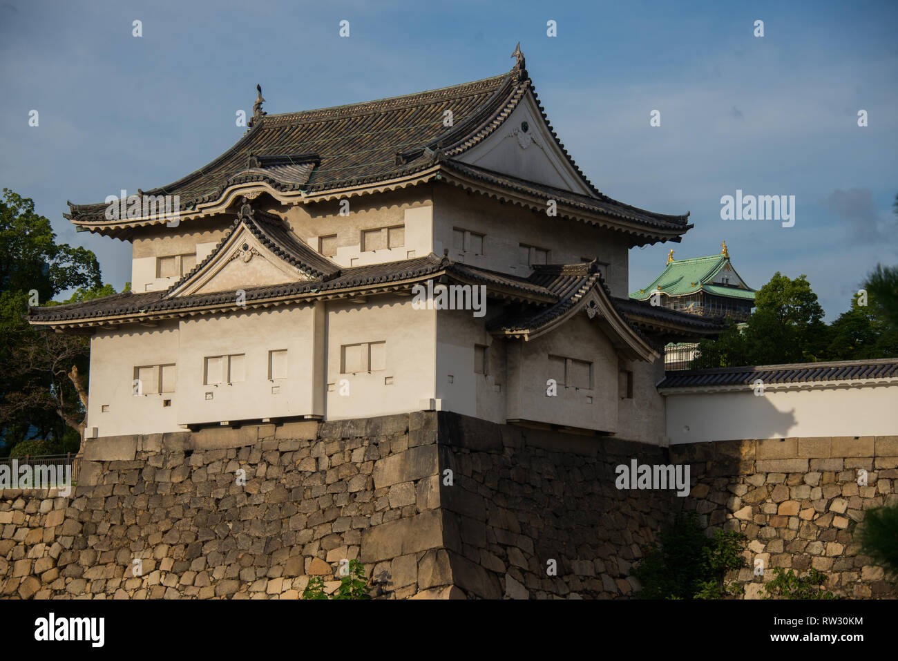 Asia, Japan, Kansai Region, Osaka, Osaka Castle Stock Photo