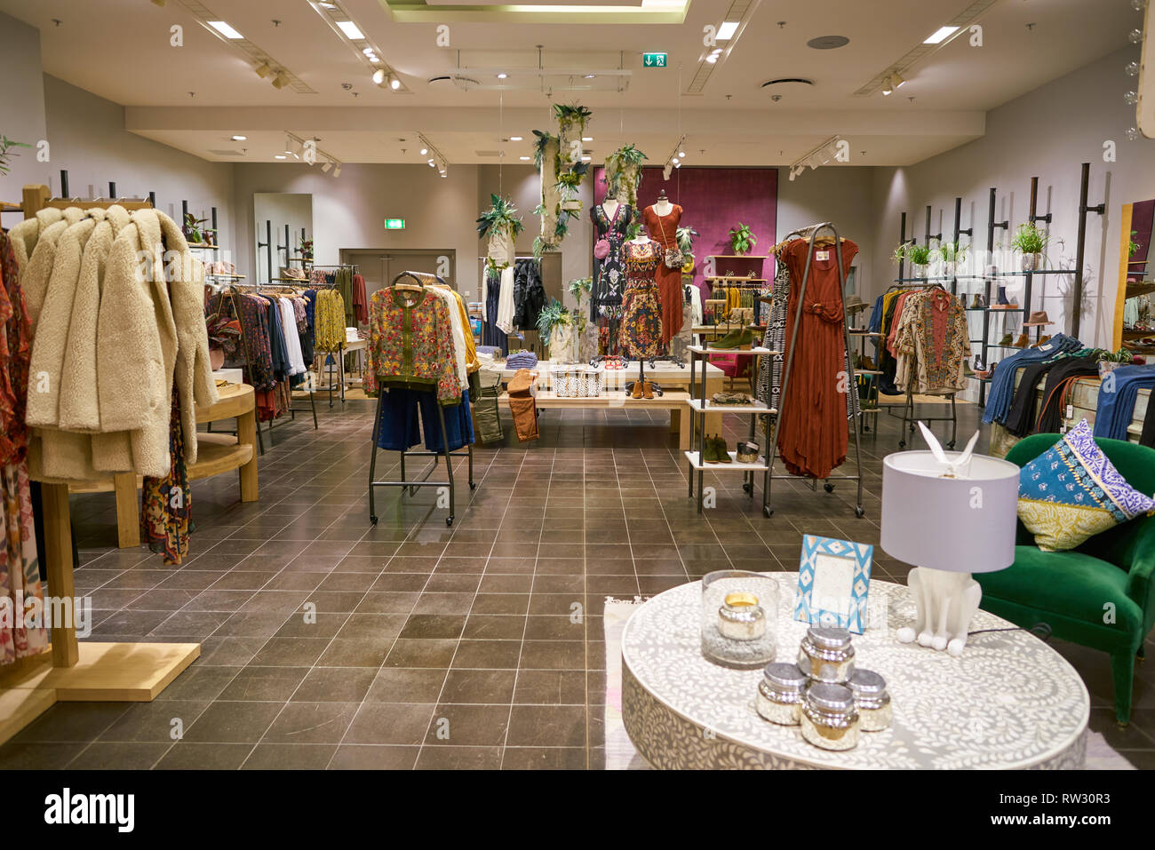 DUSSELDORF, GERMANY - CIRCA SEPTEMBER, 2018: interior shot of ...