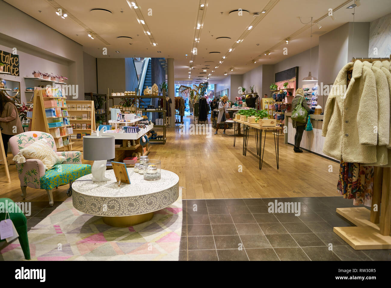 DUSSELDORF, GERMANY - CIRCA SEPTEMBER, 2018: interior shot of ...