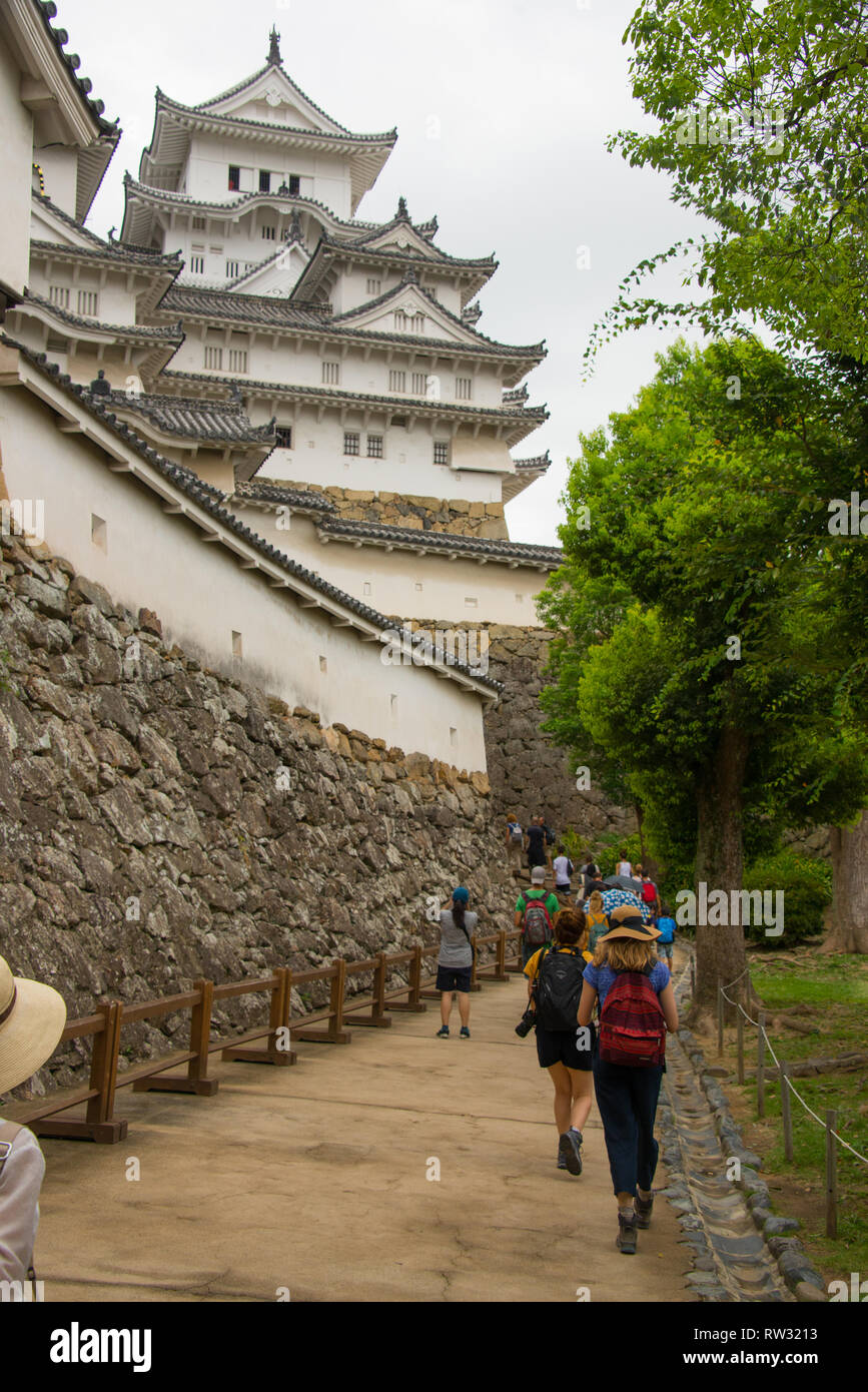 Asia, Japan, Kansai Region, Himeji, Himeji Castle Stock Photo Alamy