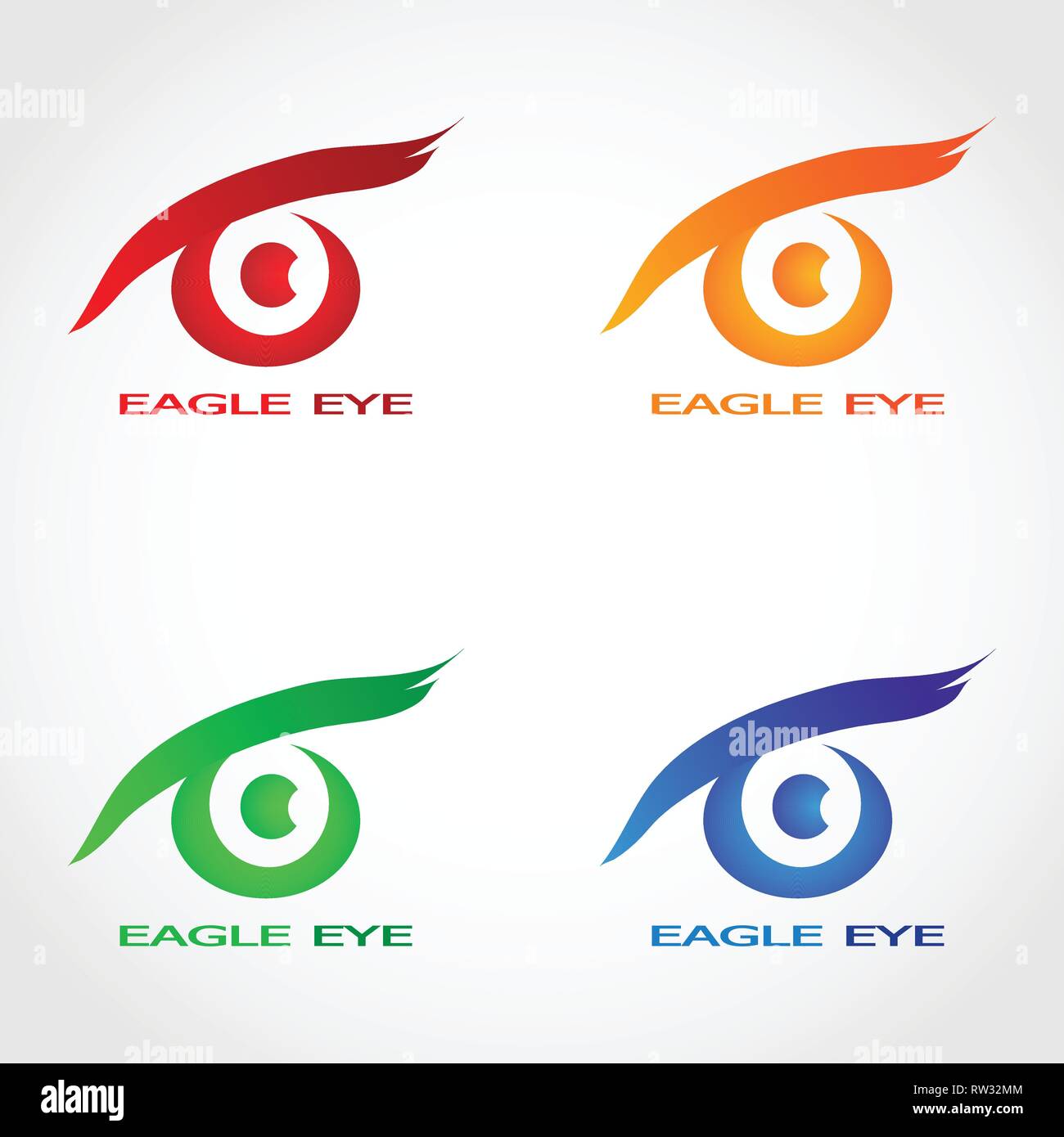 This Logo Has An Eagle Eye The Meaning Is That Eagle Eyes Can See With Focus And Cover A Large Area Stock Vector Image Art Alamy