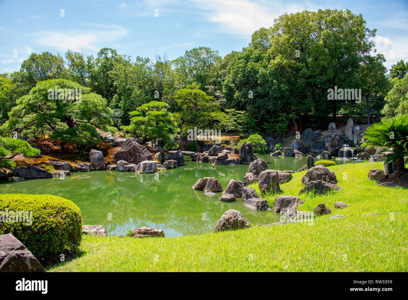 Asia, Japan, Kansai Region, Kyoto, Nijo Castle Stock Photo