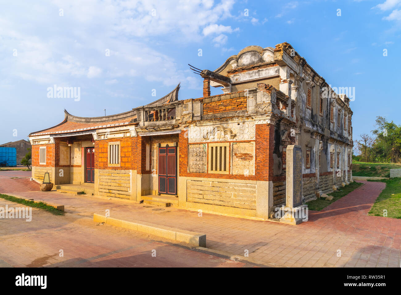 Beishan Old Western-style house in kinmen Stock Photo