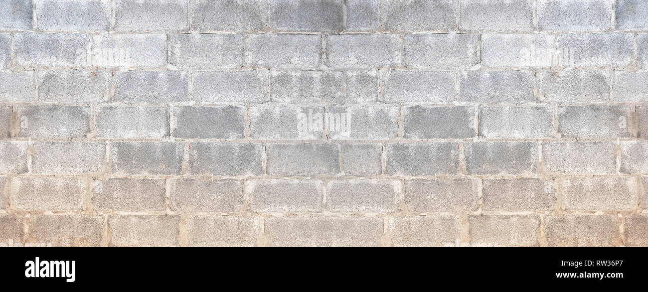 Texture of old block wall for backgrounds Stock Photo