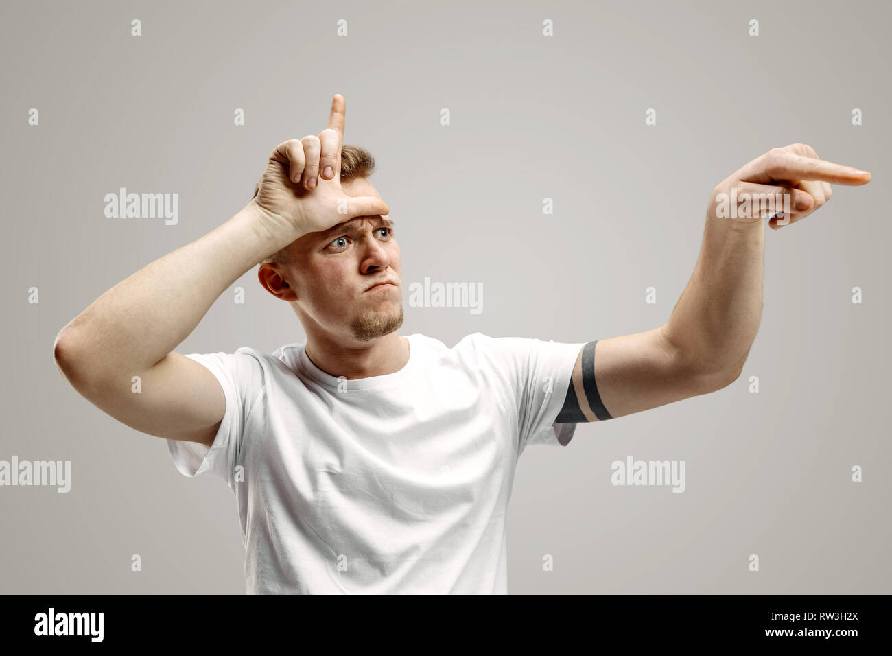 Loser sign hires stock photography and images Alamy