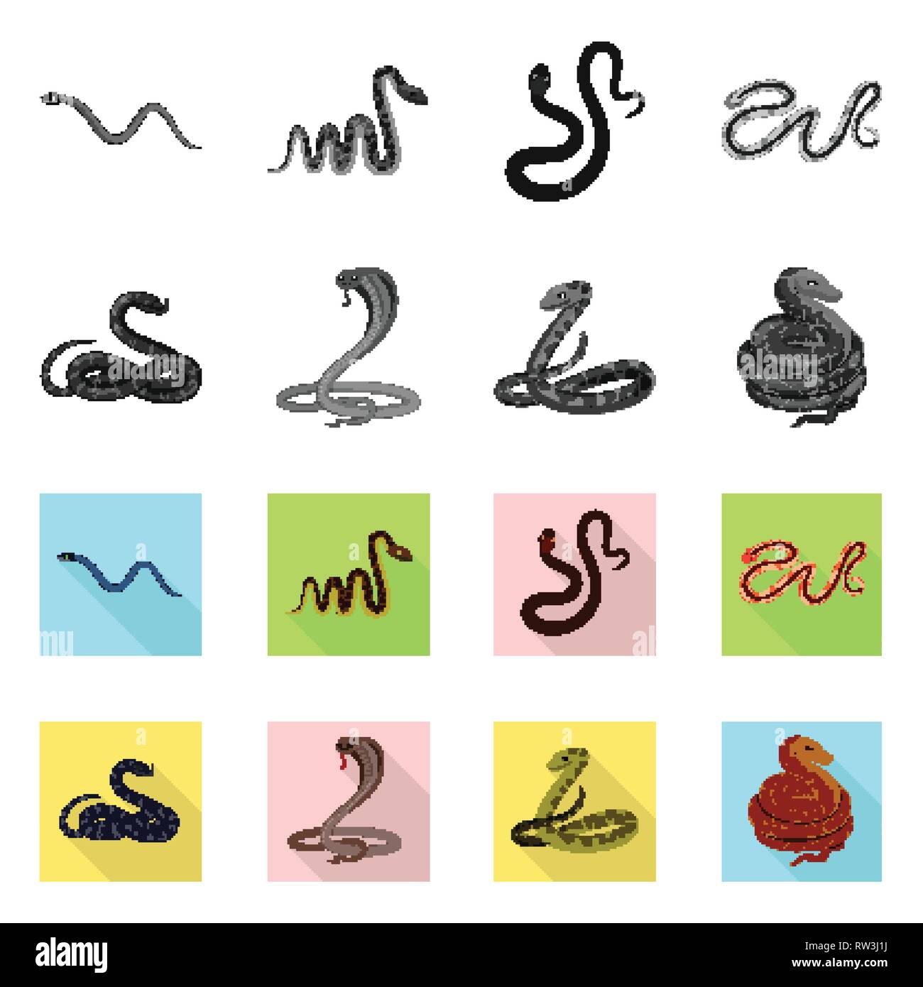 snake,anaconda,cobra,tail,python,spiral,jungle,viper,animal,forest