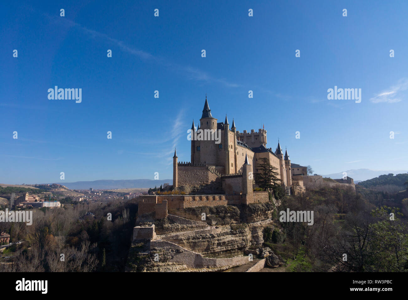 Alcázar de Segovia, UNESCO World Heritage Site, Segovia, Spain Stock Photo