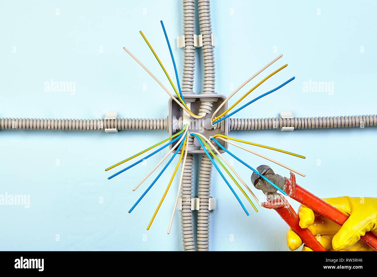 Junction Box Wiring High Resolution Stock Photography and Images - Alamy