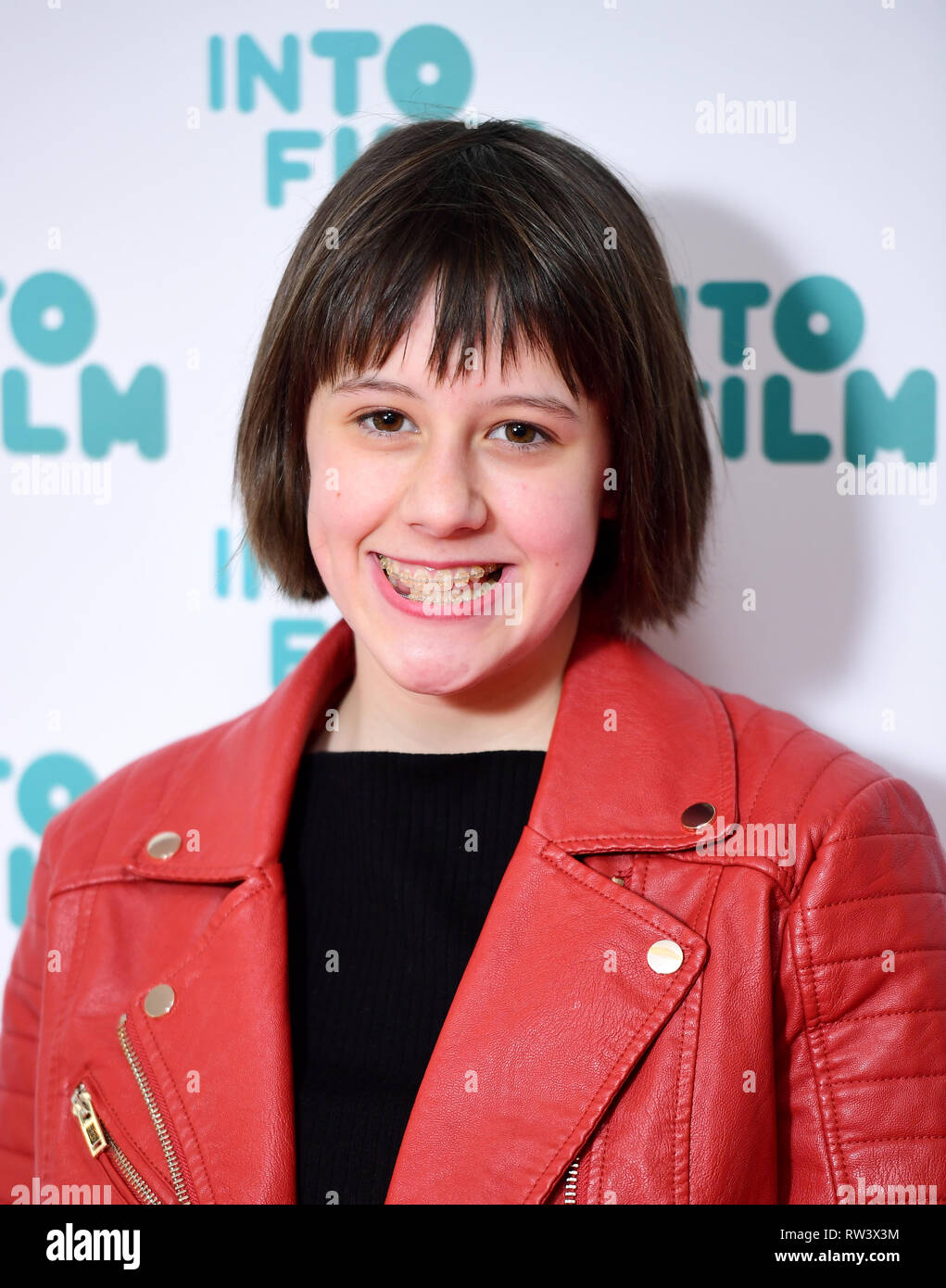 Ruby Barnhill attending the fifth annual Into Film Awards, held at the Odeon Luxe in Leicester Square, London. Stock Photo