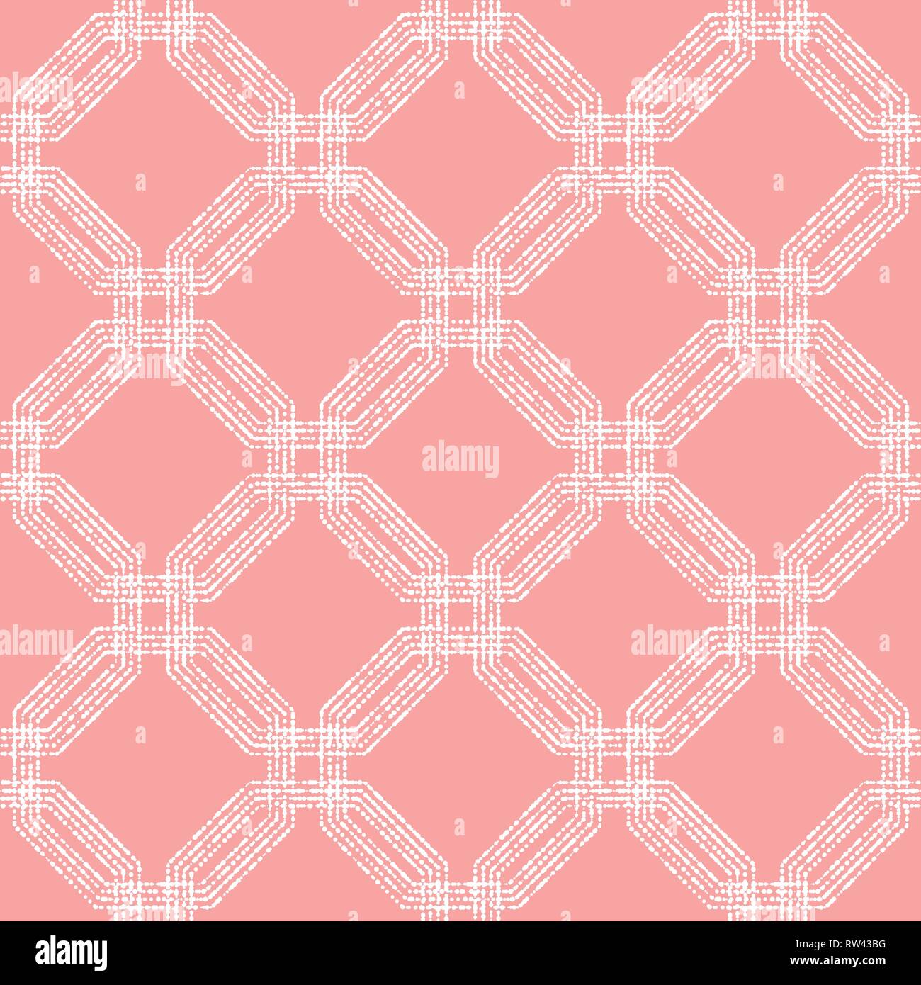 Seamless Abstract Vector Pattern With Octagons Stock Vector