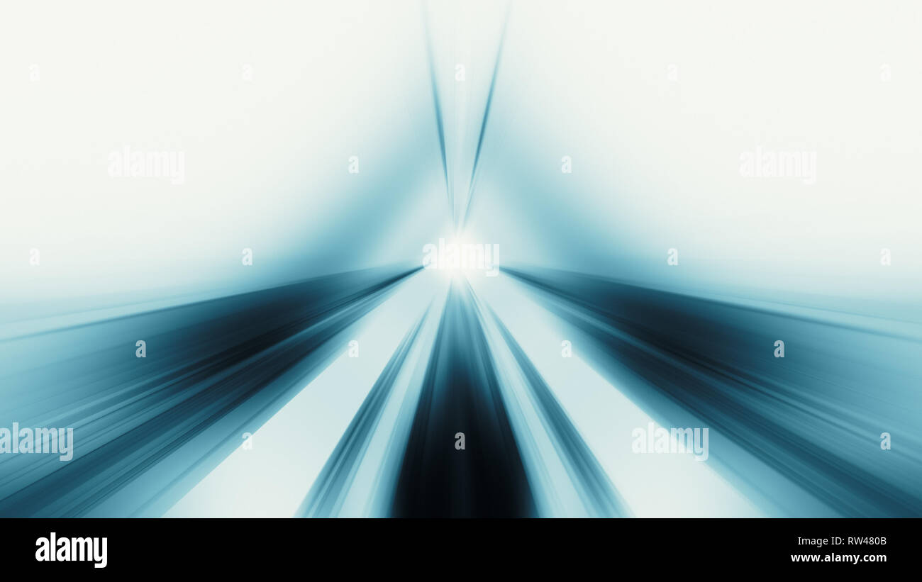 Blue glow. Shine colors. Blur lines. Transparent glass. Abstract Stock Photo