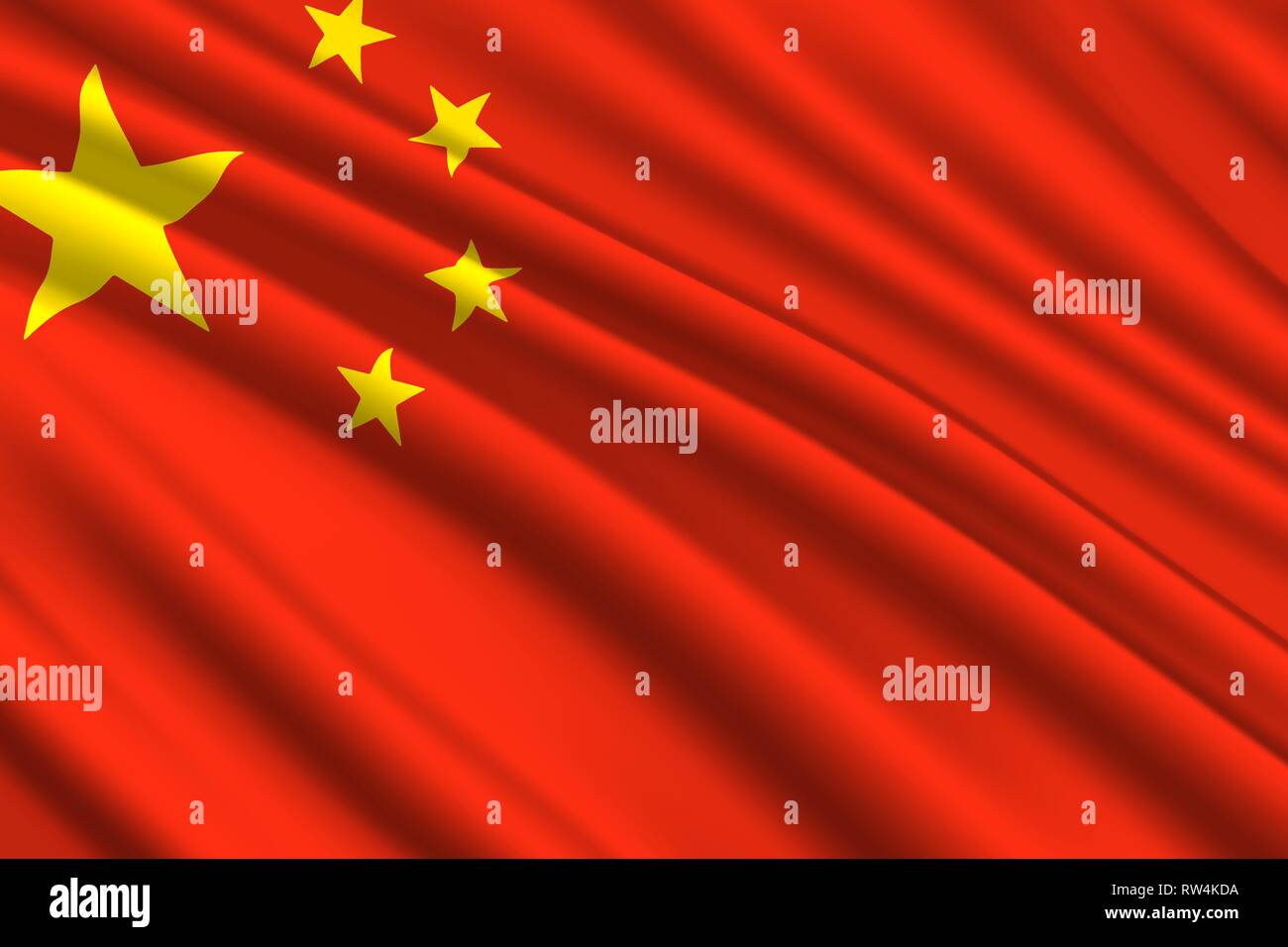Waving Flag Of China Vector Illustration Stock Vector Image Art Alamy Waving Flag Of China Vector Illustration Stock Vector Image Art Alamy