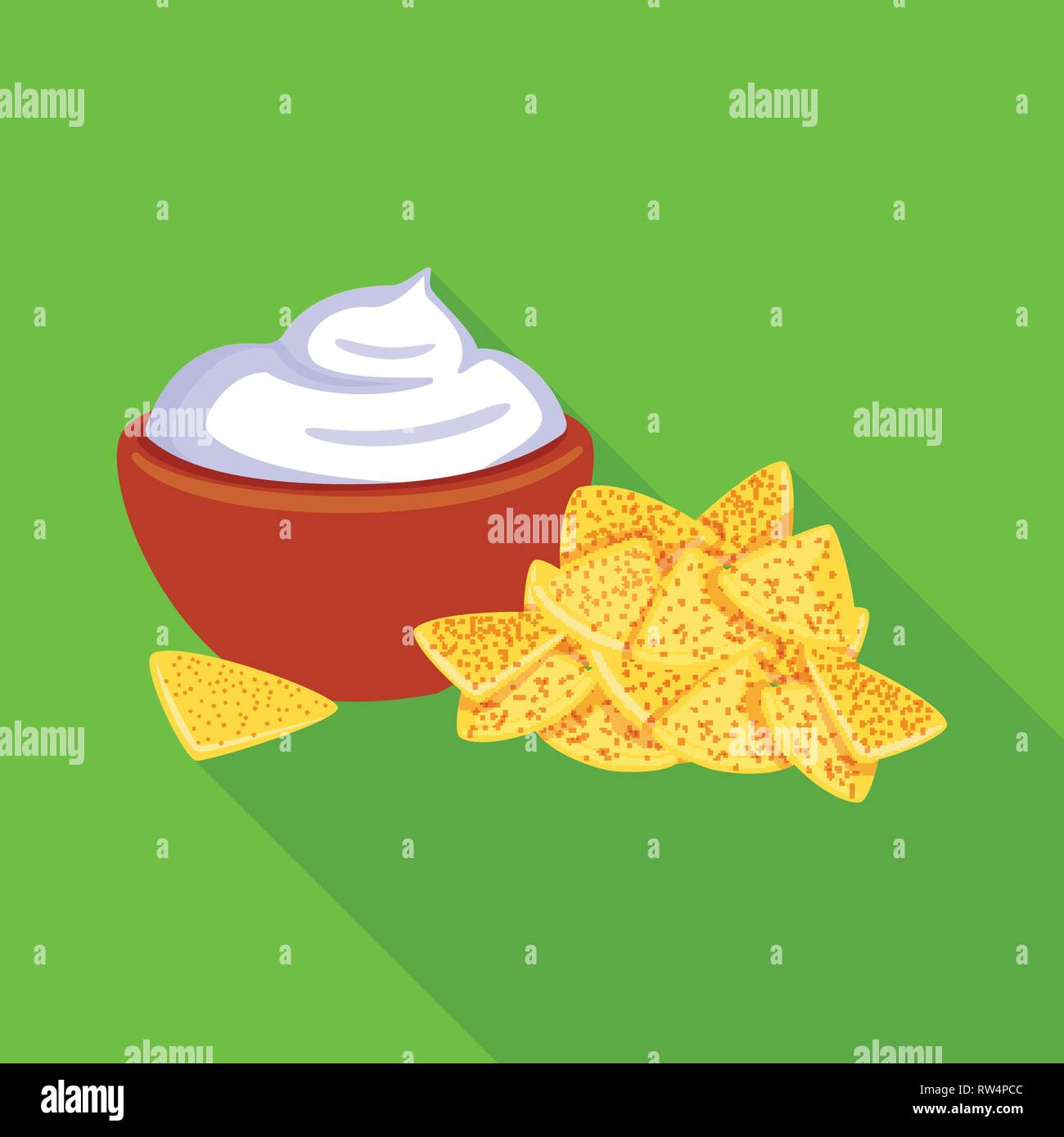 Isolated object of cracker and cookie logo. Collection of cracker and cream stock symbol for web