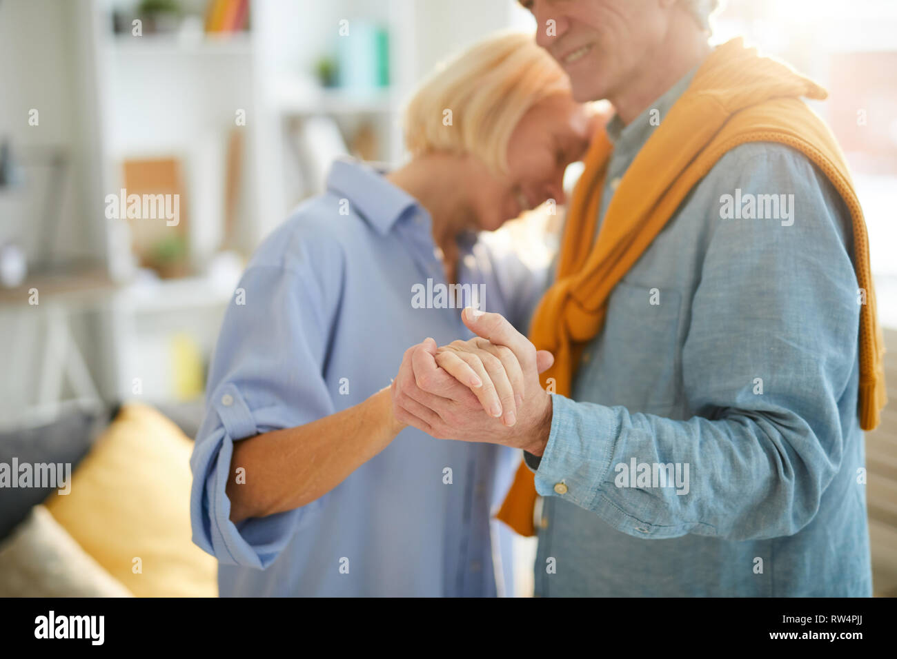Romantic Senior Couple Stock Photo