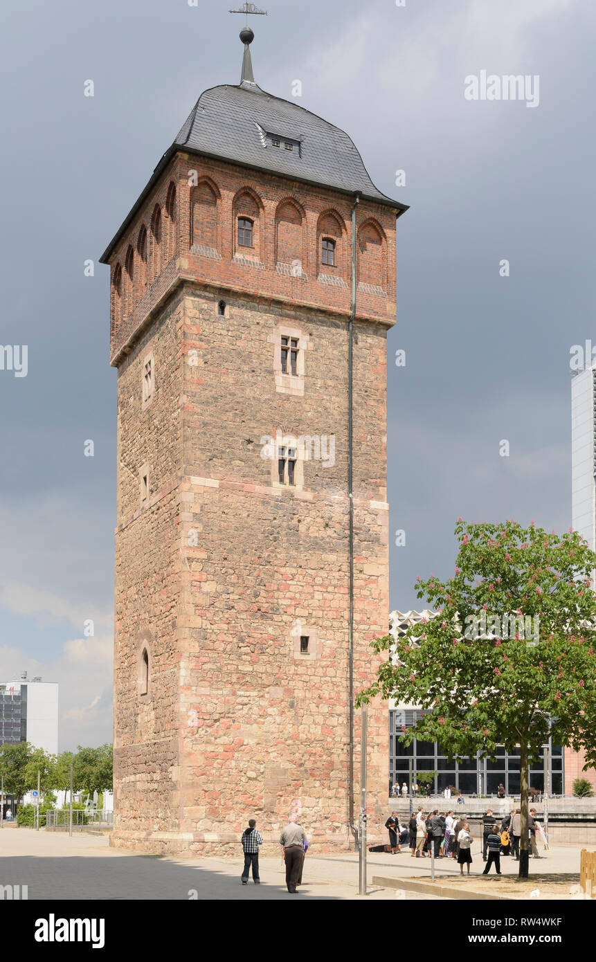 Roter Turm, Chemnitz, Sachsen, Deutschland Stock Photo