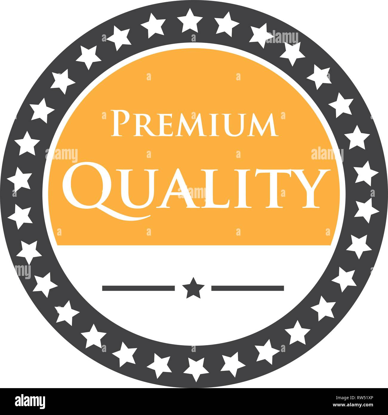 illustration of the symbol and logo of the badge emblem for discount