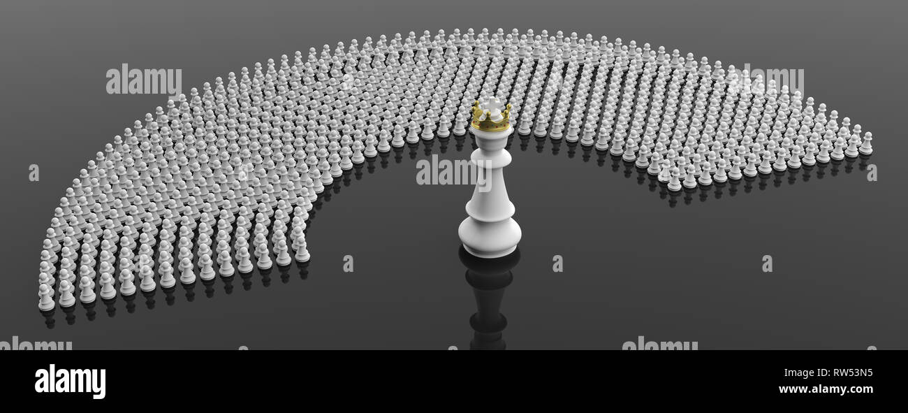 Parliament, congress seats, leadership, White pawns and a chess king on  black color background, banner. 3d illustration Stock Photo - Alamy