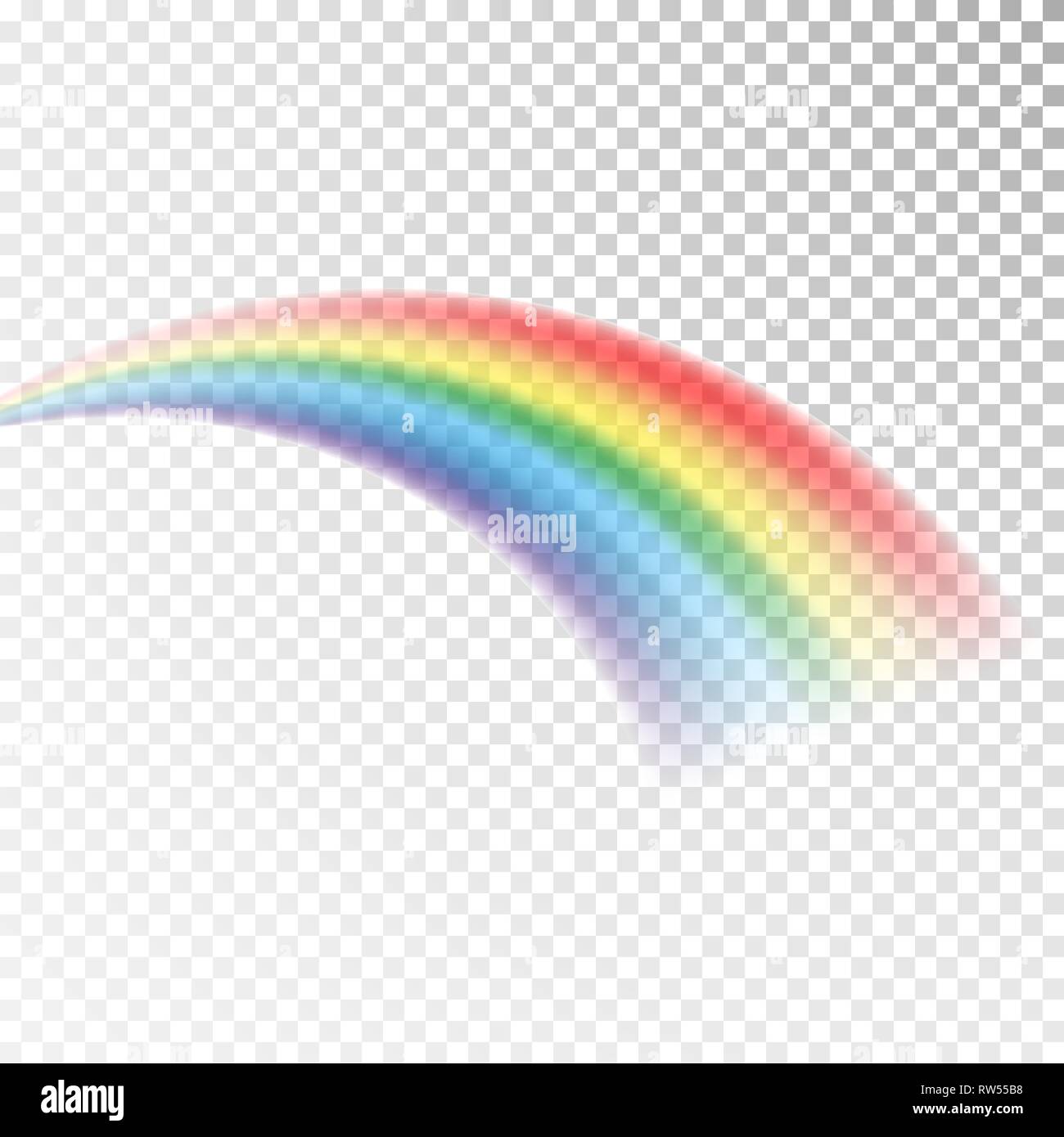Rainbow icon. Colorful light and bright design element for decorative