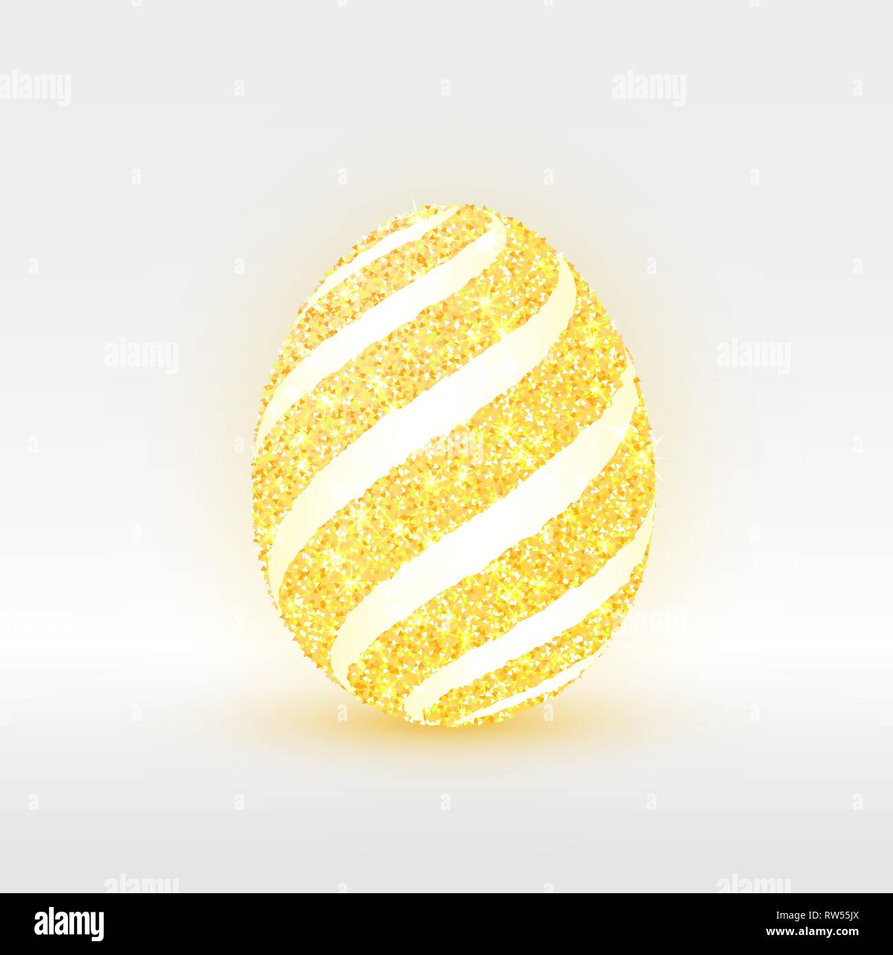 Set of Easter Eggs. Royal Egg. Vector illustration. Stock Vector