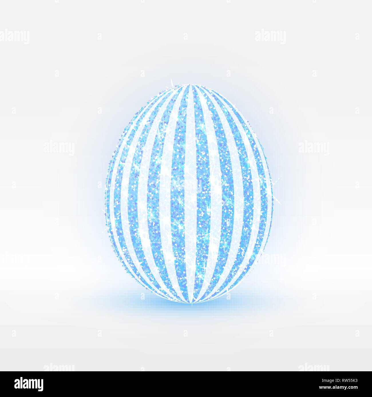 Set of Easter Eggs. Royal Egg. Vector illustration. Stock Vector