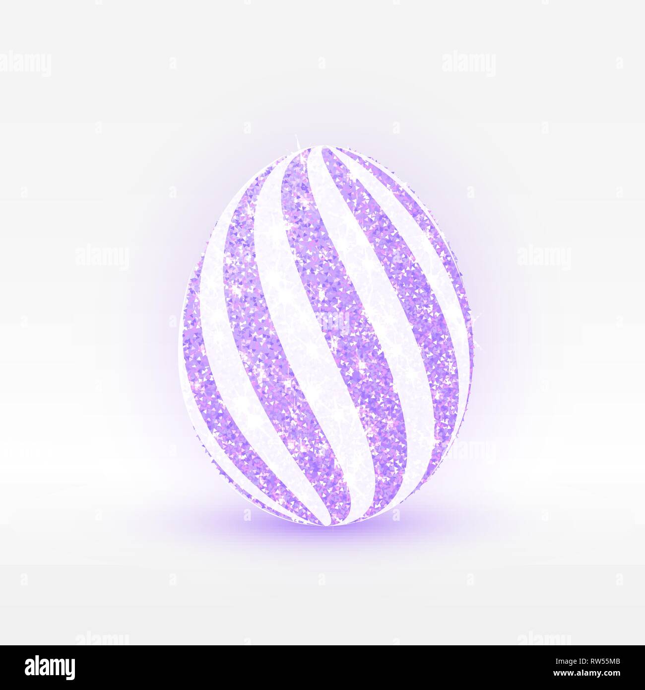 Set of Easter Eggs. Royal Egg. Vector illustration. Stock Vector