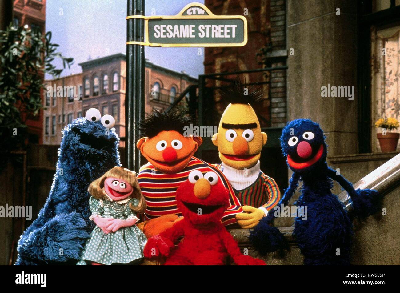 MONSTER,ERNIE,ELMO,BERT,GROVER, SESAME STREET, 1969 Stock Photo - Alamy
