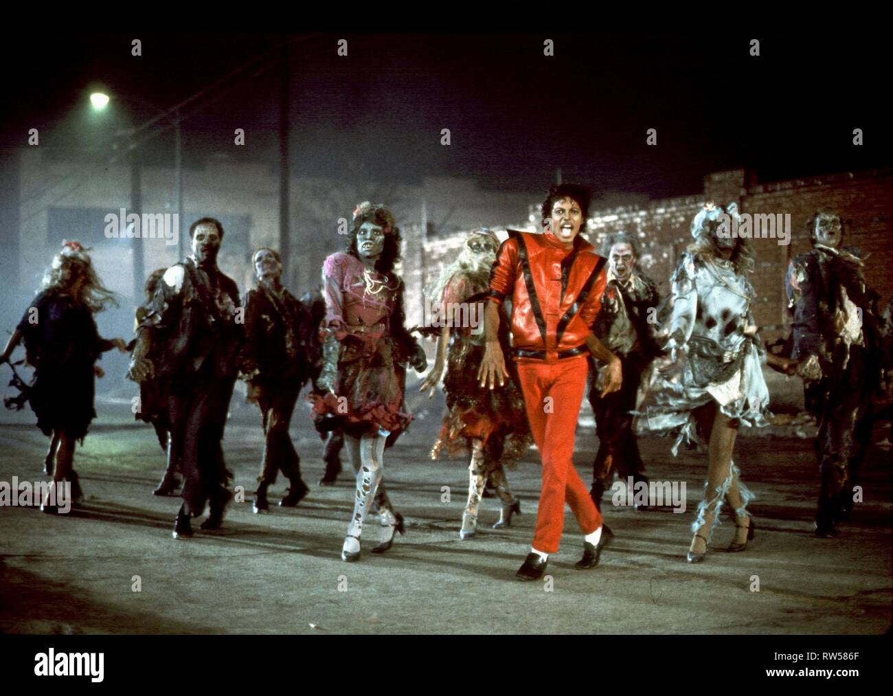 MICHAEL JACKSON, THRILLER, 1983 Stock Photo