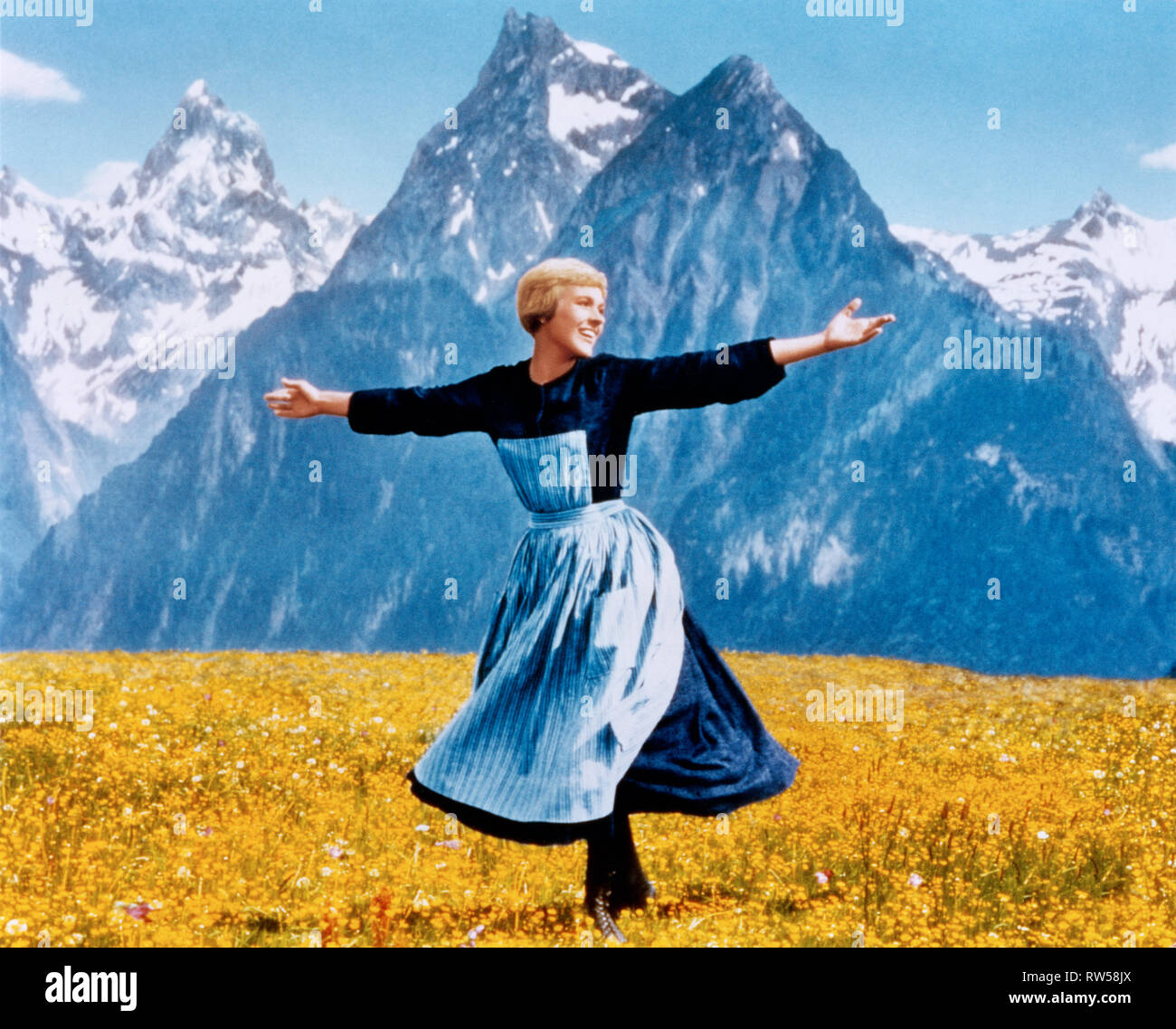 JULIE ANDREWS, THE SOUND OF MUSIC, 1965 Stock Photo