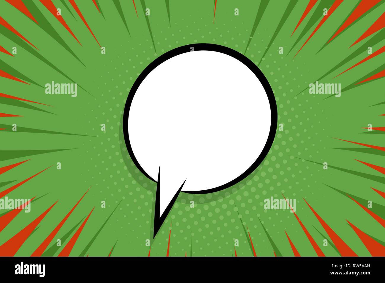 Comic book empty speech bubble pop art Stock Vector Image & Art - Alamy