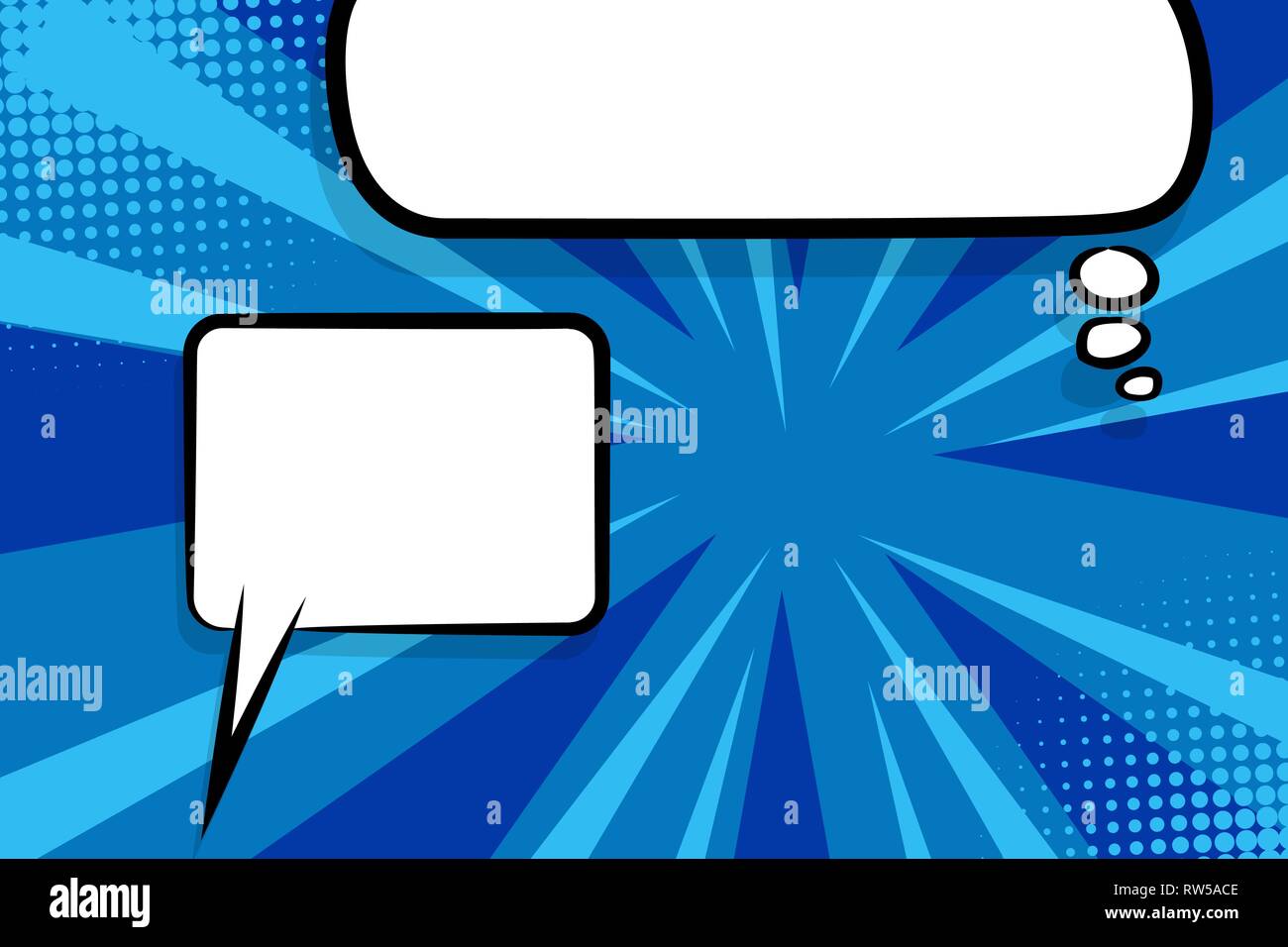 Comic book empty speech bubble pop art Stock Vector Image & Art - Alamy