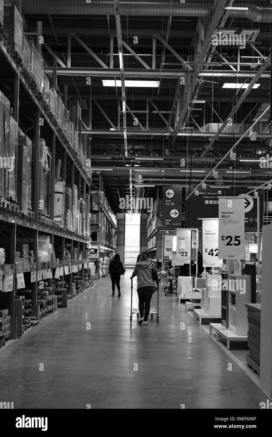 People at IKEA Reading Stock Photo Alamy