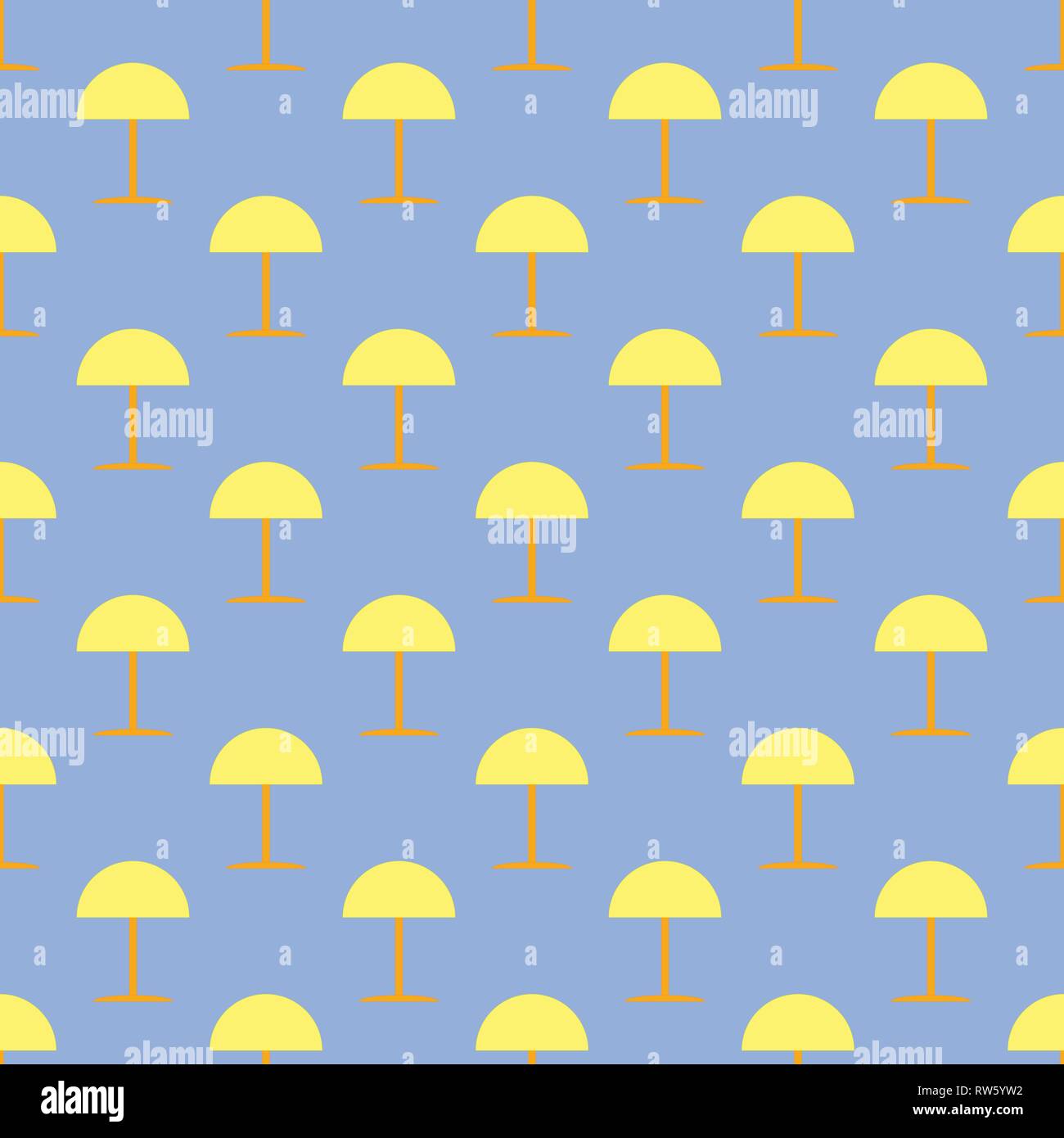 Lamp seamless pattern on the light violet background Stock Vector