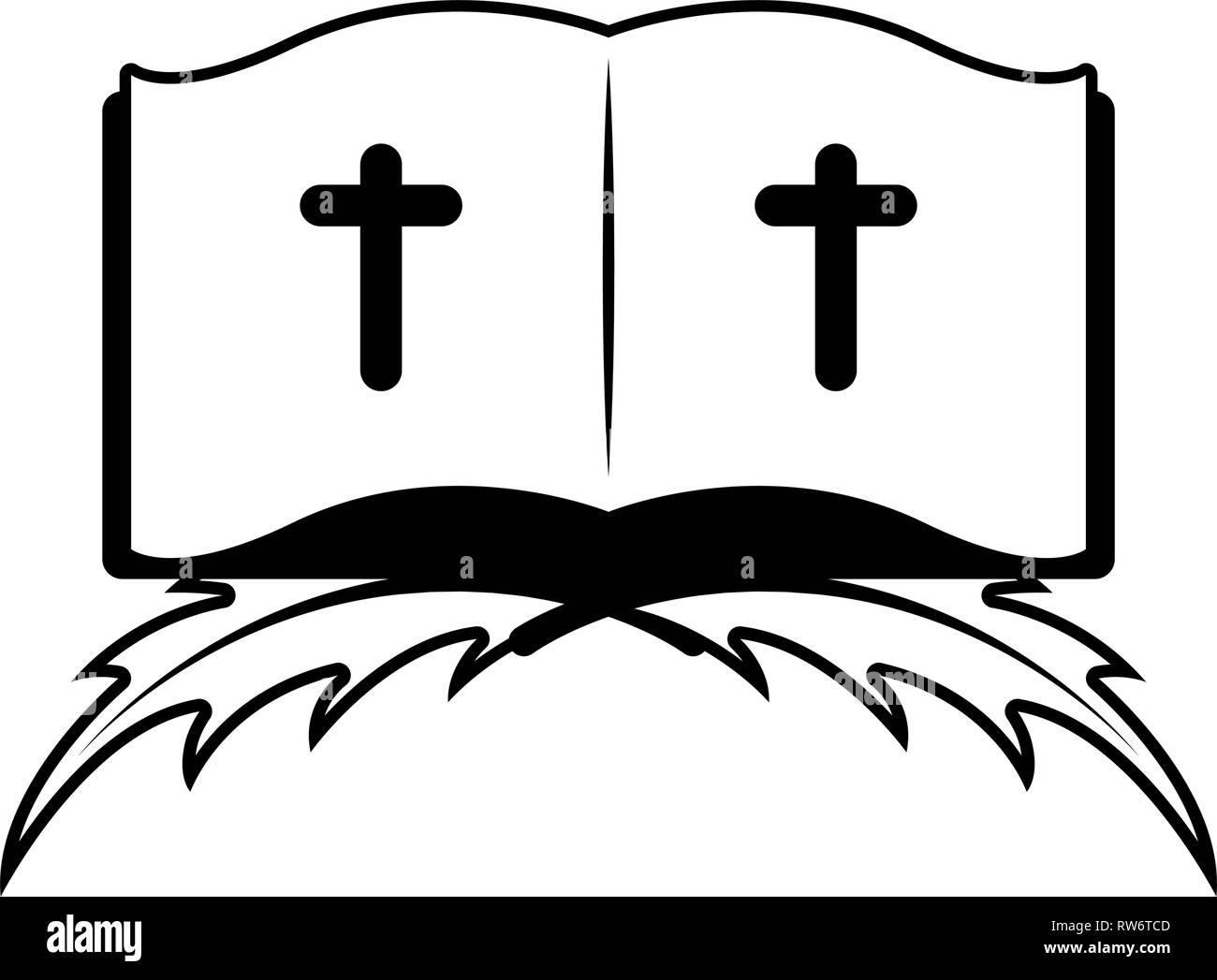 Isolated bible on a palm leaves Stock Vector Image & Art Alamy