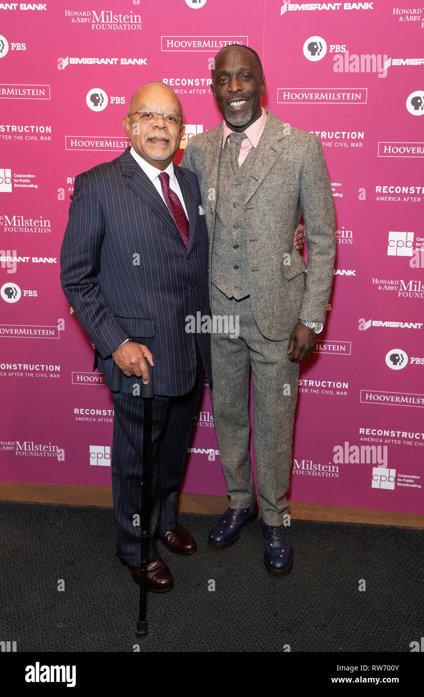 New York, NY March 4, 2019 Henry Louis Gates Jr. and Michael