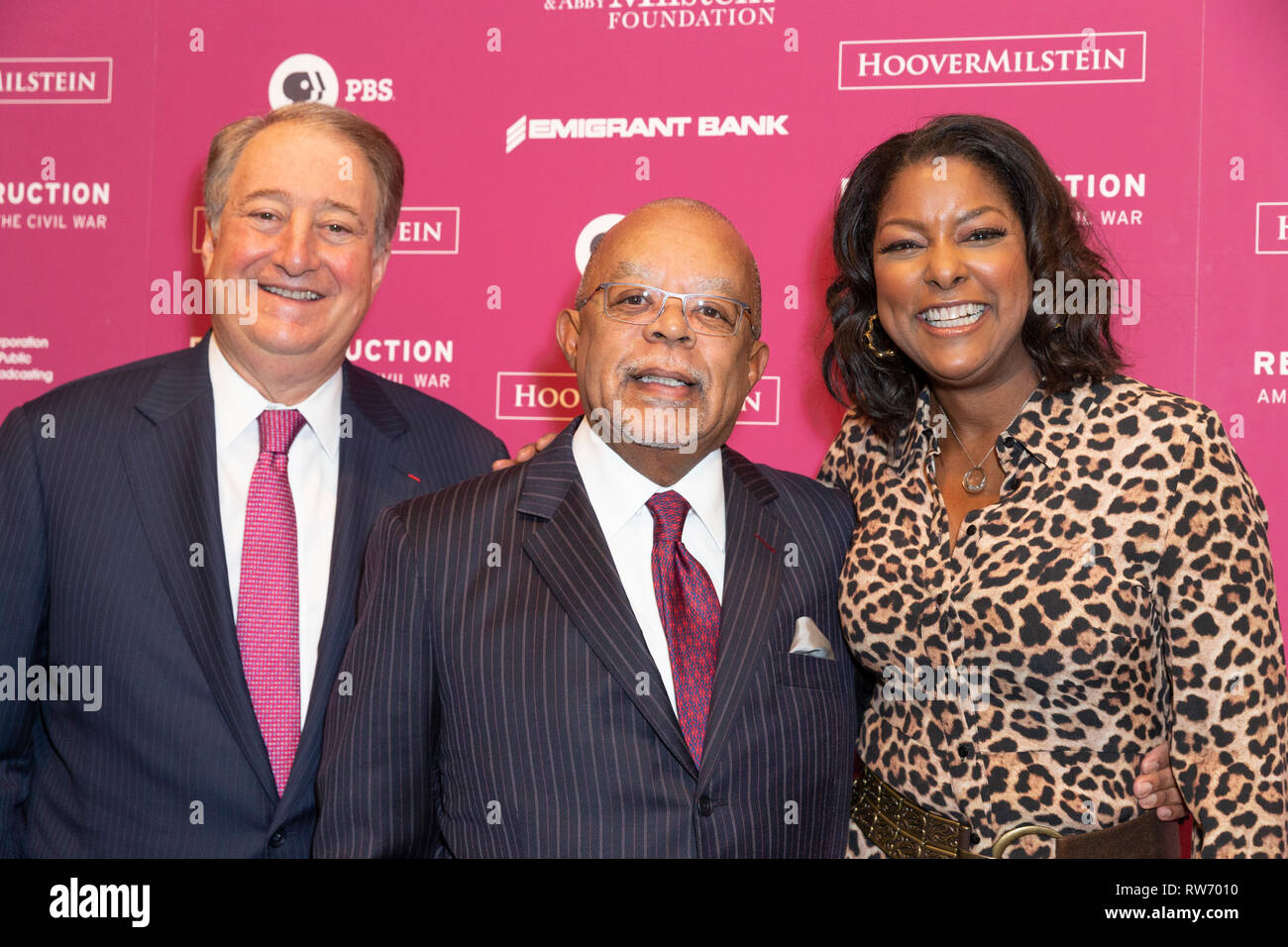 New York, NY March 4, 2019 Howard Milstein, Henry Louis Gates Jr