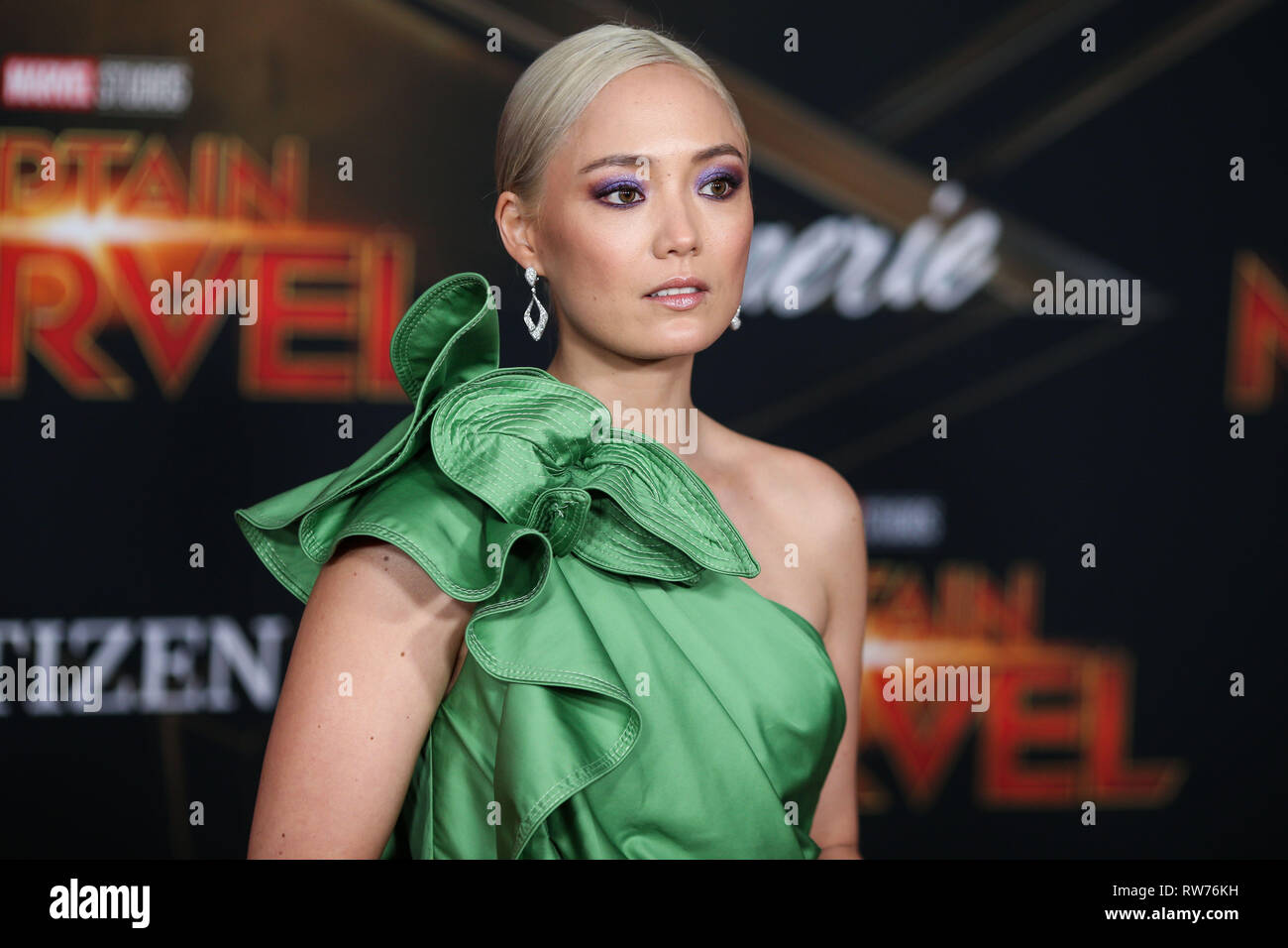 Tati Gabrielle 03/04/2019 The World Premiere of Captain Marvel held at  the El Capitan Theatre in Los Angeles, CA Photo: Cronos/Hollywood News  Stock Photo - Alamy