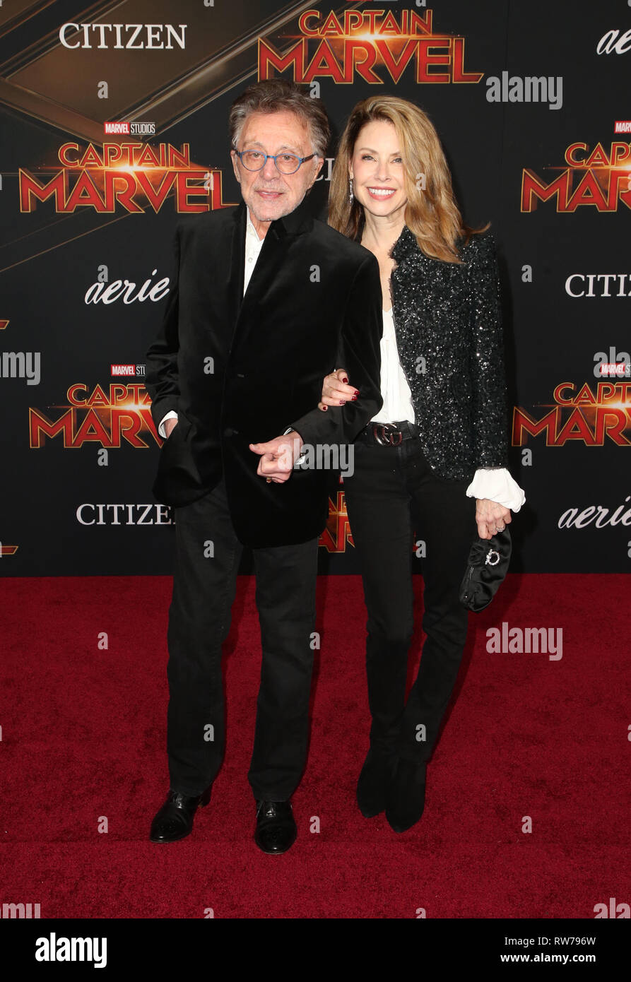 LOS ANGELES, CA - MARCH 4: Frankie Valli, Randy Clohessy, at the world premiere of Marvel Studios’ Captain Marvel at El Capitan Theater in Los Angeles, California on March 4, 2019. Credit: Faye Sadou/MediaPunch Stock Photo