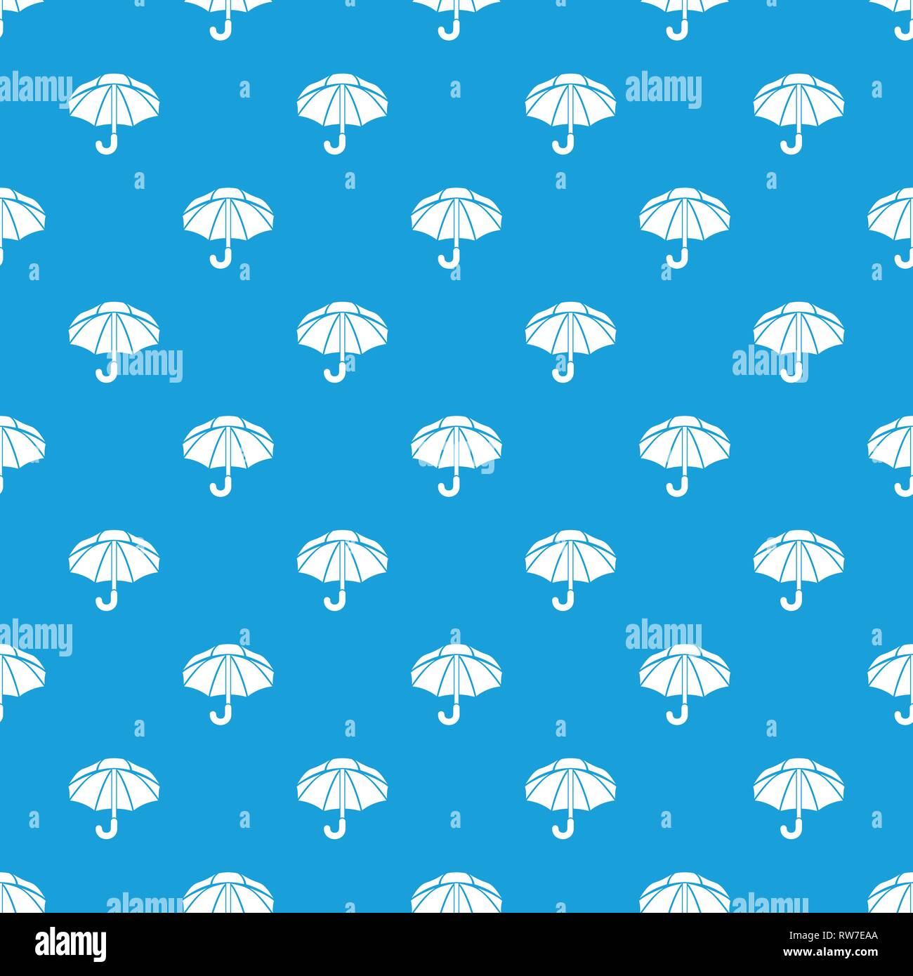 Nylon umbrella pattern vector seamless blue Stock Vector Image & Art ...