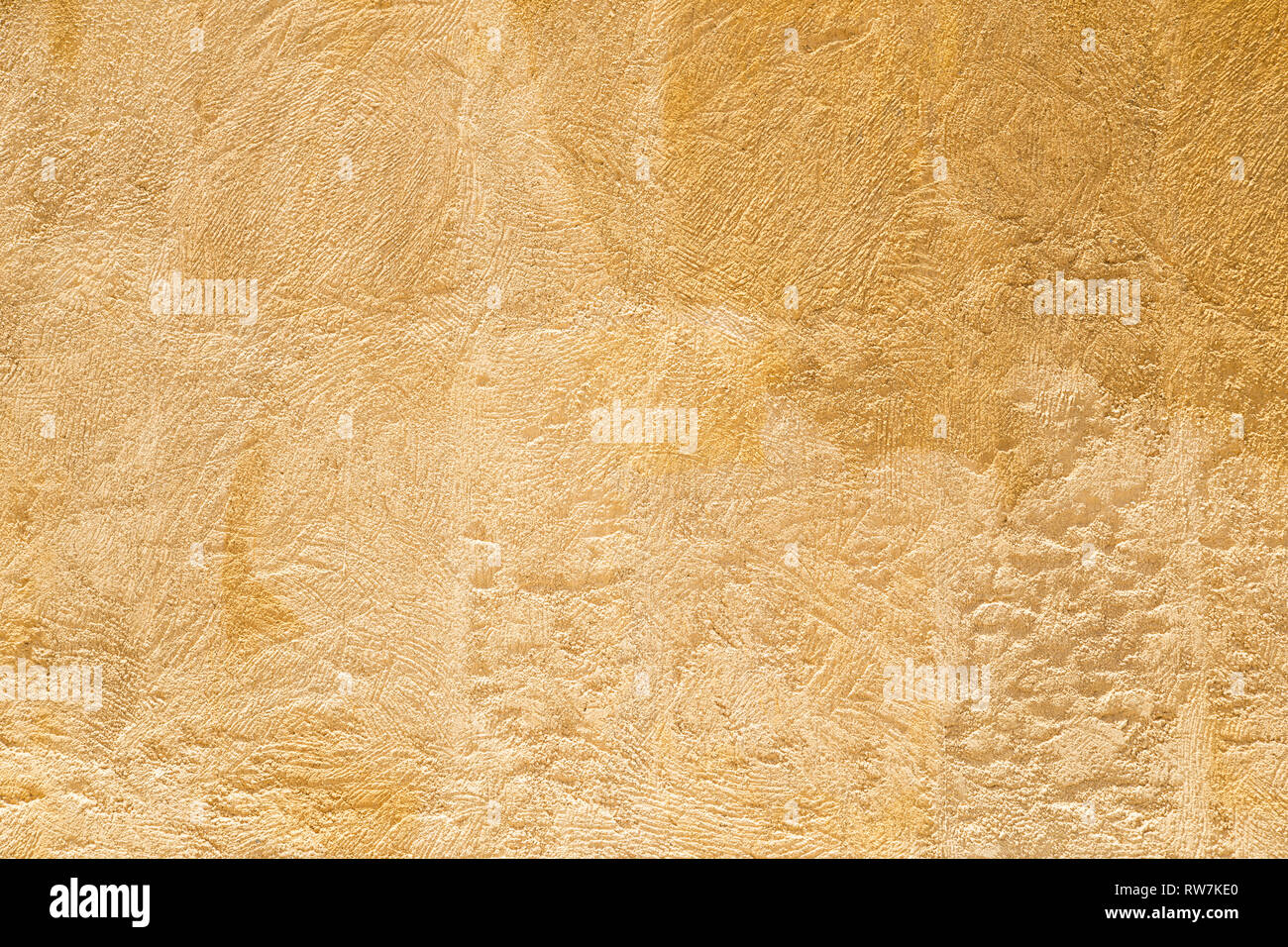 Grunge yellow, rough wall texture Stock Photo